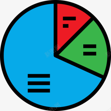 三维饼图饼图业务图表和图表2线颜色图标图标
