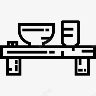 五谷膳食膳食亚洲食品8直系图标图标