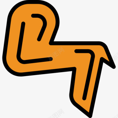 餐饮展板鸡腿餐饮2原色图标图标