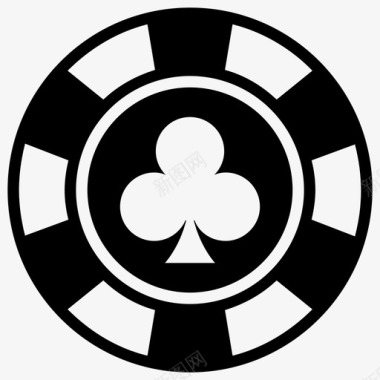 图标元素扑克筹码下注筹码赌场硬币图标图标
