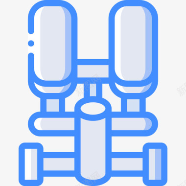 健身器材图标机器健身器材14蓝色图标图标