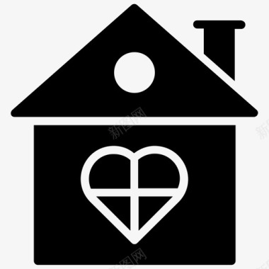 家庭之家建筑梦想之家图标图标
