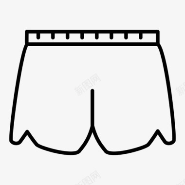 跑步短裤裤子运动服图标图标