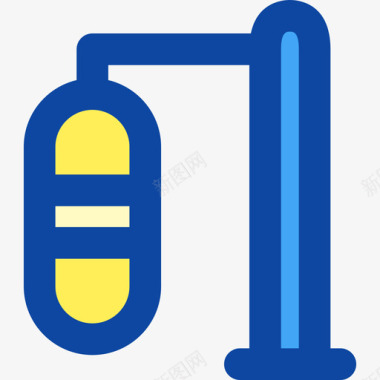 内膜袋冲孔袋运动33线性颜色图标图标