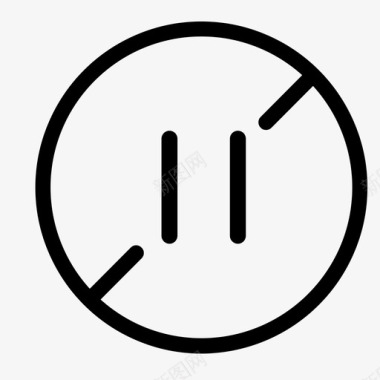 碟片碟片(暂停)图标