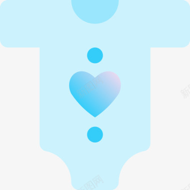 婴儿装怀孕3蓝色图标图标
