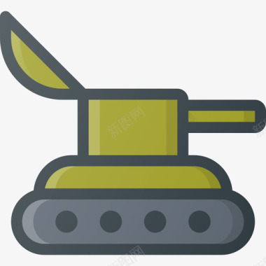 坦克玩具21线颜色图标图标