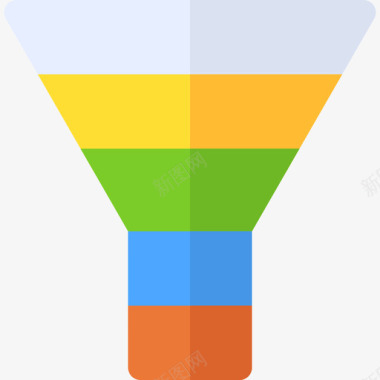 平面设计背景漏斗图表4平面图图标图标