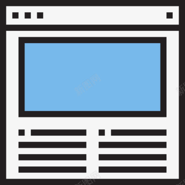 浏览器网站和用户界面颜色线条颜色图标图标