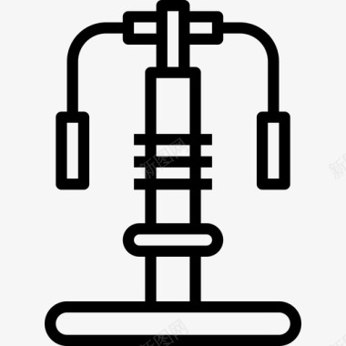 健身房设计健身房健身49直线型图标图标