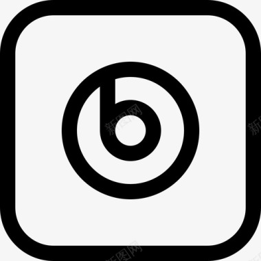 BeatsPill苹果logos6直线型图标图标