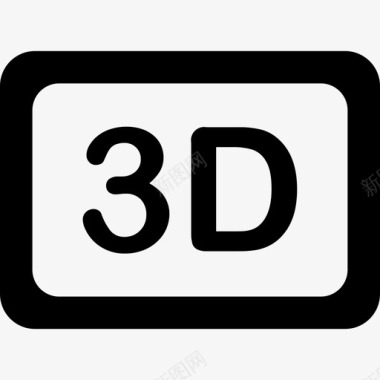 看3d电视3d电影电影院22填充图标图标