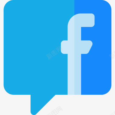 facebookFacebook通讯80扁平图标图标