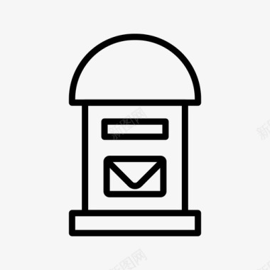 postboxpostboxmailboxpostal图标图标