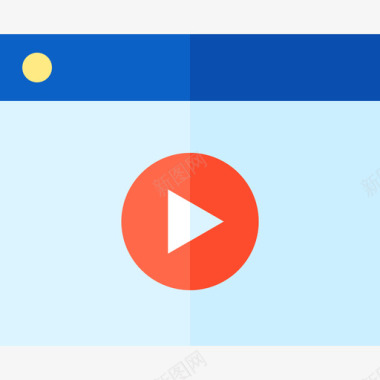 新闻素材视频新闻和杂志平面图标图标