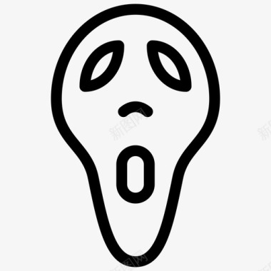 怪物面具幽灵图标图标