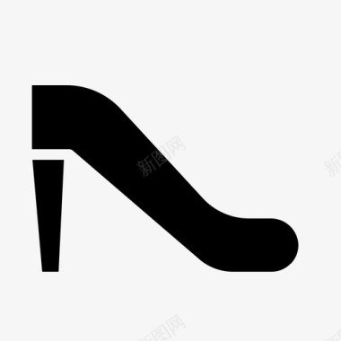 高跟鞋女性化鞋图标图标