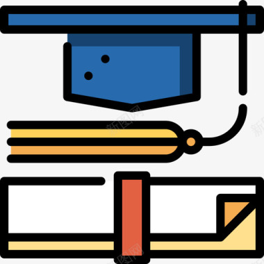 讲解知识毕业知识2线条色彩图标图标