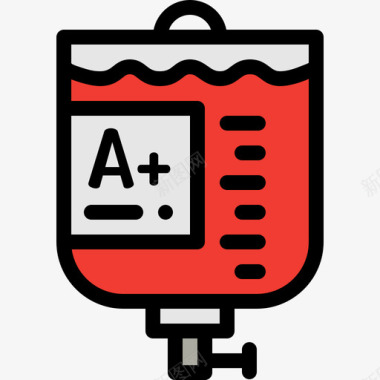 医院版面血液医院29线颜色图标图标