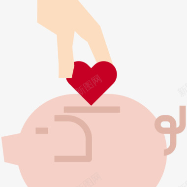 小猪存钱罐情人节46平装图标图标