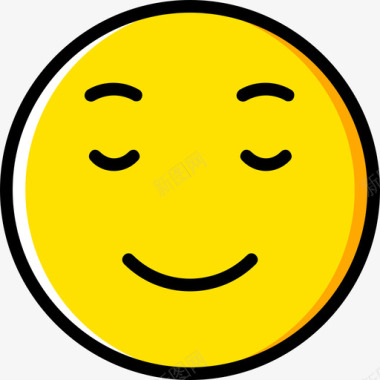 快乐表情15黄色图标图标
