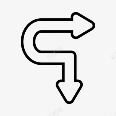 空白的箭头方向下图标图标