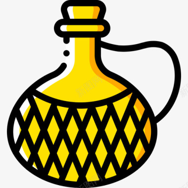 酒瓶美食3黄色图标图标