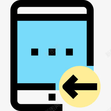 平板电脑背面平板电脑手机3线颜色图标图标