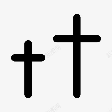 复活节彩蛋天主教基督教十字架图标图标