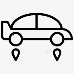 超级未来超级汽车现代科技赛车图标高清图片