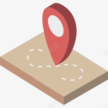 别针基本款19扁平图标图标