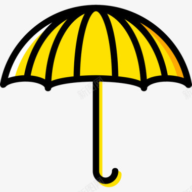 雨伞女士配件2黄色图标图标