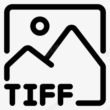 格式的电子书tiff格式文件图像图标图标