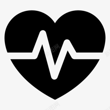 生命的心跳心跳健康医疗保健图标图标