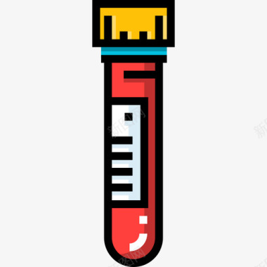 医疗器械免抠图片血液检查医疗器械11线性颜色图标图标