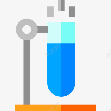 科幻圆点试管科幻6扁平图标图标