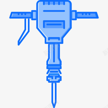 冲钻手提钻12号楼蓝色图标图标