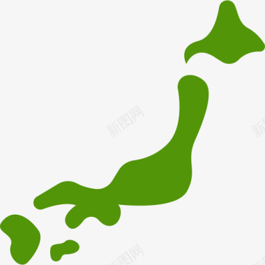 日本旅行地点表情符号2扁平图标图标