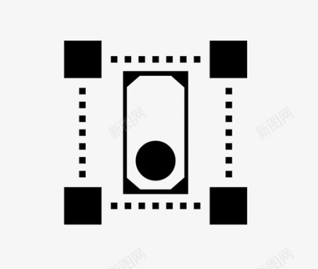 科技的屏幕显示区块链技术货币数字图标图标