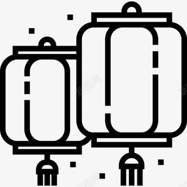 菱形纹灯笼瓷器8直纹图标图标