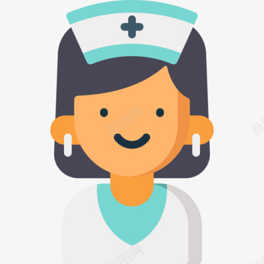 护士护士职业10平房图标图标