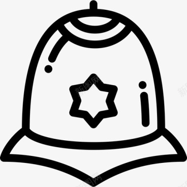 警察帽警察局3直系图标图标