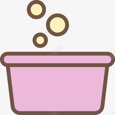 BathBath婴儿26线性颜色图标图标