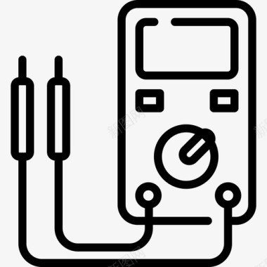 自动化工程电压表工程12线性图标图标