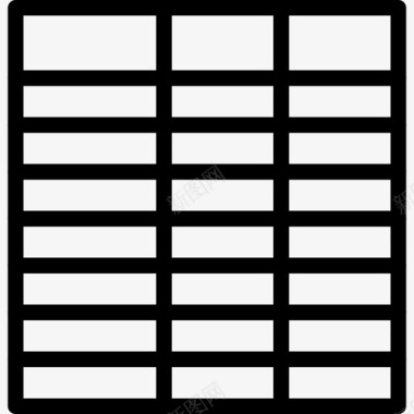 excelExcel办公文具3线性图标图标