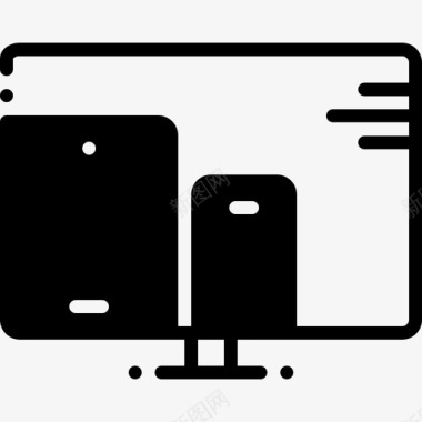 展览模型响应式通信计算机图标图标