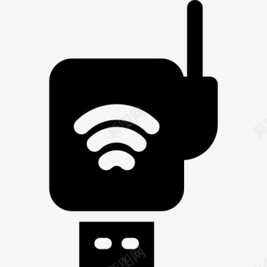 物联网展架Wifi物联网6已填充图标图标