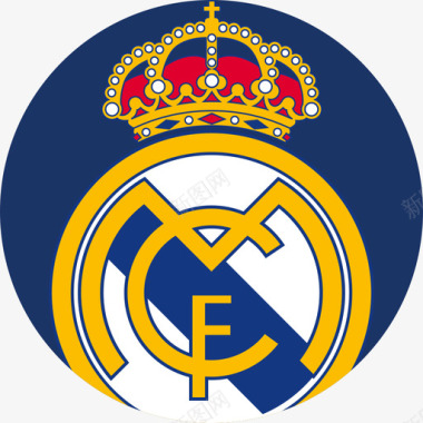 足球皇家马德里足球盾牌平局图标图标