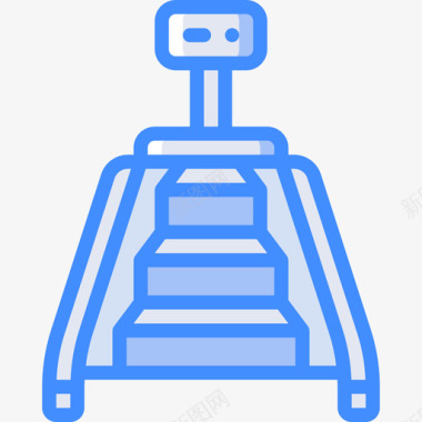 楼梯健身器材14蓝色图标图标