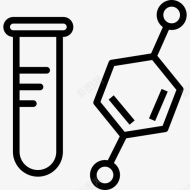 神经元细胞细胞科学32线性图标图标